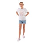 Camiseta-manga-corta-con-hombro-rodado-para-niña-Ropa-nina-Gris
