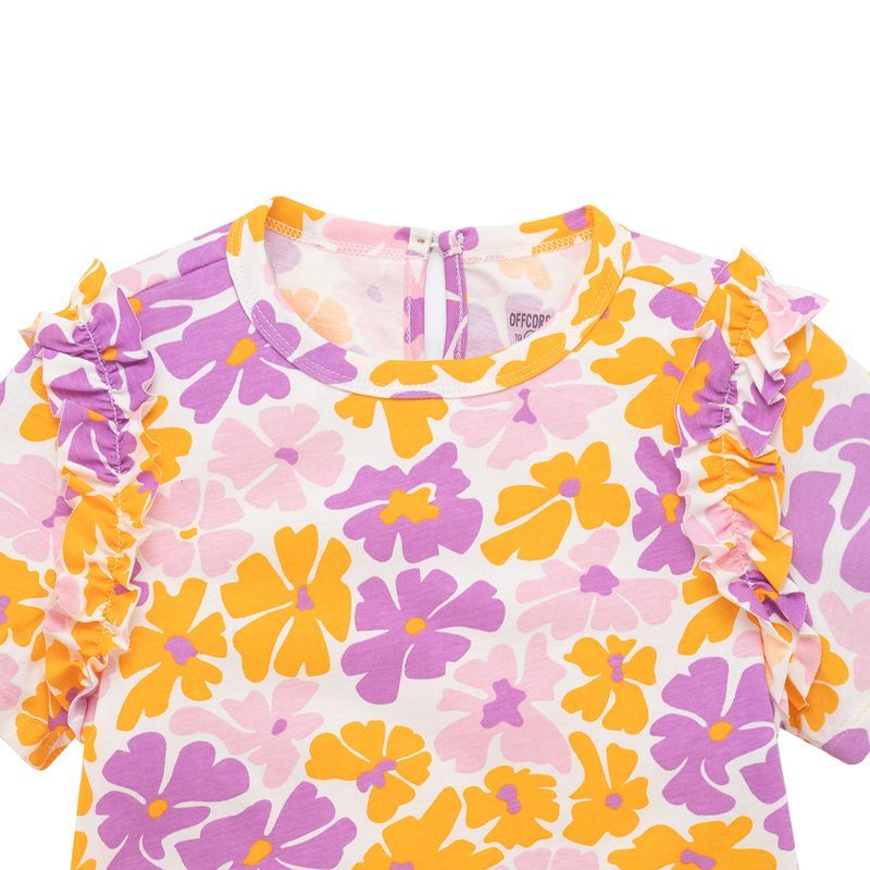 Camiseta-manga-corta-con-boleros-para-bebe-niña-Ropa-bebe-nina-Gris