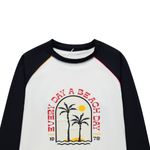 Camiseta-de-baño-manga-larga-para-niño-Ropa-nino-Negro