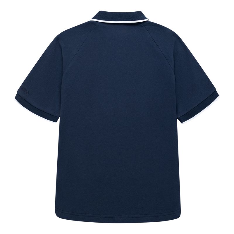 Camiseta-tipo-polo-para-niño-Ropa-nino-Azul