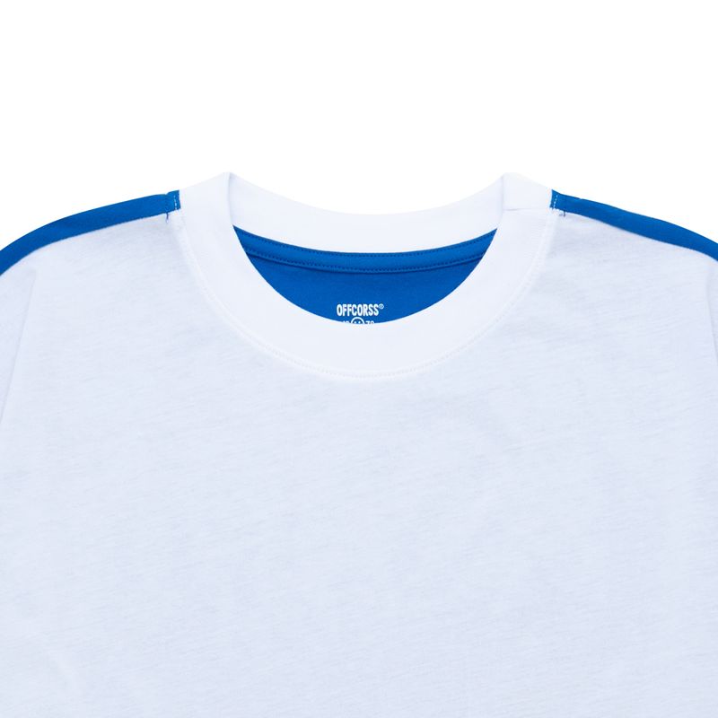 Camiseta-manga-corta-silueta-oversize-para-niño-Ropa-nino-Blanco