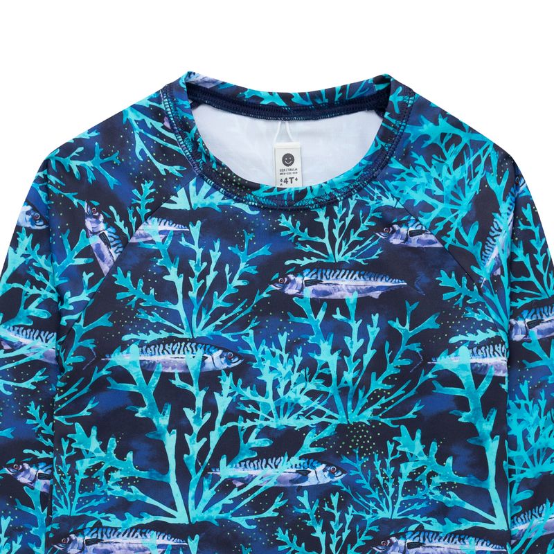 Camiseta-de-baño-manga-larga-para-bebe-niño-Ropa-bebe-nino-Azul