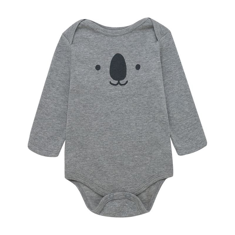 Conjunto-body-manga-larga---pantalon-para-recien-nacido-unisex-Ropa-recien-nacido-nino-Gris-Jaspe