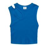 Camiseta-croptop-manga-sisa-para-niña-Ropa-nina-Azul