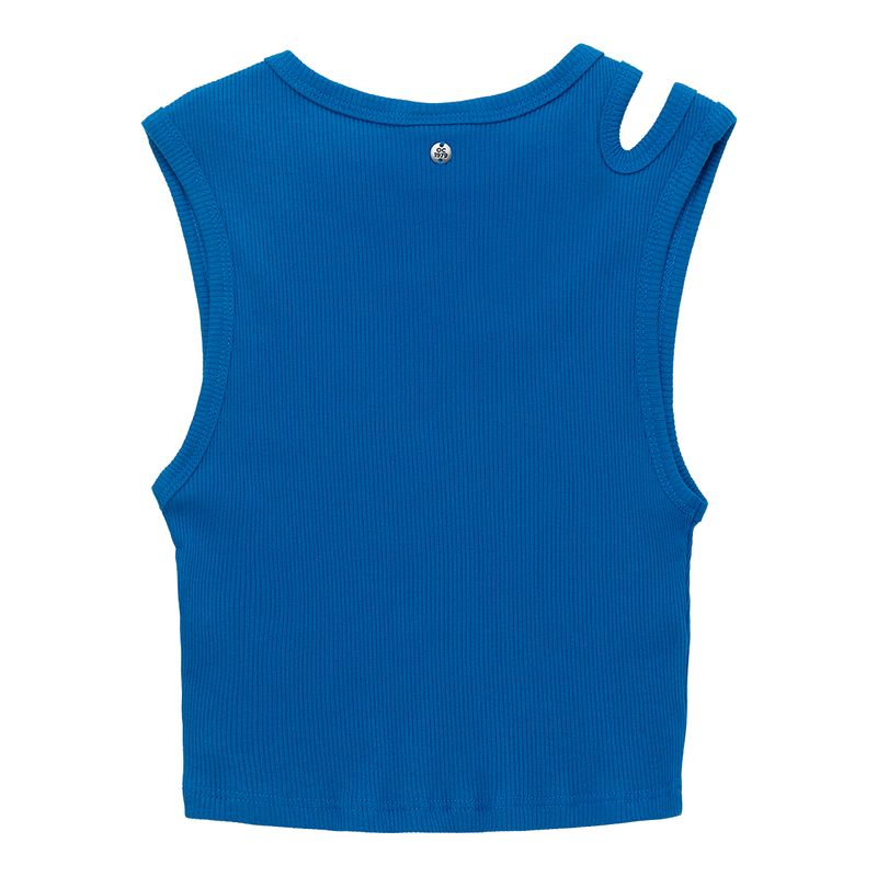 Camiseta-croptop-manga-sisa-para-niña-Ropa-nina-Azul