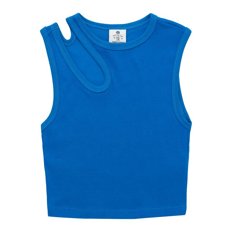 Camiseta-croptop-manga-sisa-para-niña-Ropa-nina-Azul