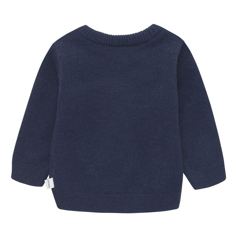 Buzo-cerrado-para-recien-nacido-unisex-Ropa-recien-nacido-nino-Azul