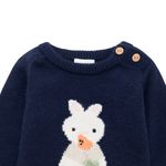 Buzo-cerrado-para-recien-nacido-unisex-Ropa-recien-nacido-nino-Azul