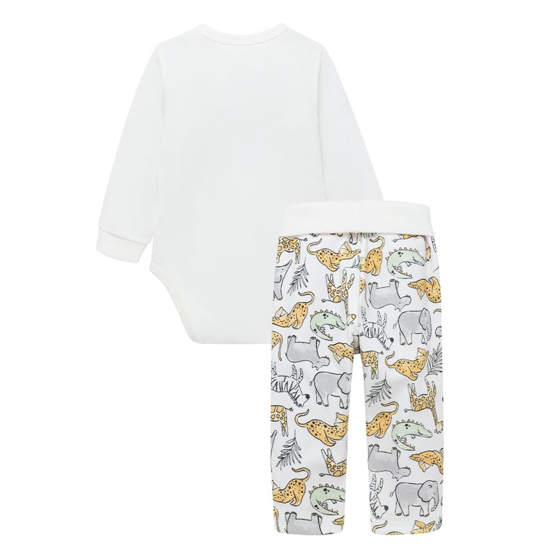 Pijama-body-manga-larga---pantalon-para-recien-nacido-unisex.-Ropa-recien-nacido-nino-Gris