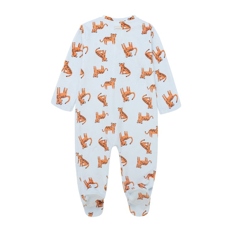 Pijama-enterizo-con-piecitos-para-recien-nacido-niño-Ropa-recien-nacido-nino-Azul