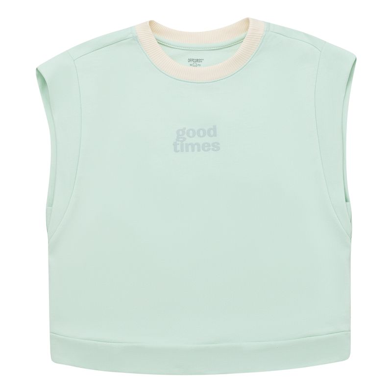 Conjunto-camiseta-manga-sisa---short-para-niña-Ropa-nina-Verde