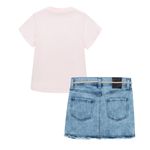 Conjunto-para-bebe-niña-de-camiseta-manga-corta---falda-