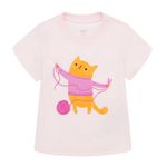 Conjunto-para-bebe-niña-de-camiseta-manga-corta---falda-