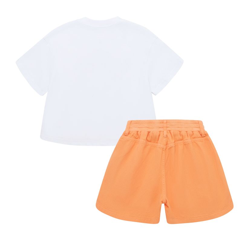 Conjunto-para-niña-de-camiseta-manga-corta---short-