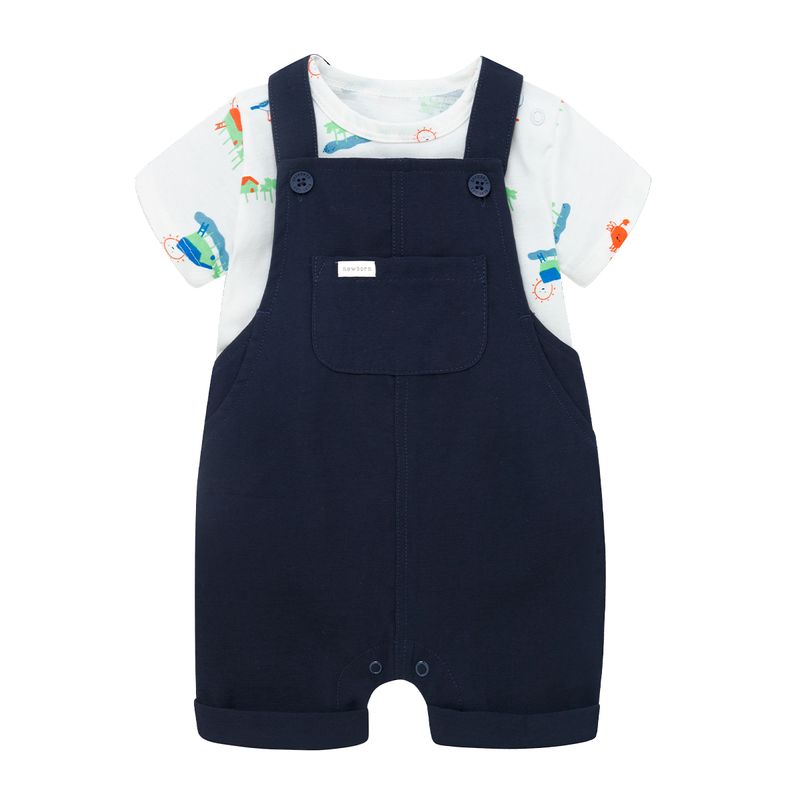 Conjunto-para-recien-nacido-niño-de-camiseta-manga-corta---overall