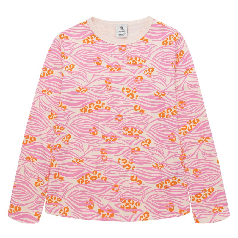 Pijama-para-niña-conjunto-de-camiseta-manga-larga---sudadera-