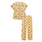 Pijama-para-niña-conjunto-de-camiseta-manga-corta---sudadera-