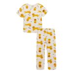 Pijama-para-bebe-niño-conjunto-de-camiseta-manga-corta---sudadera-