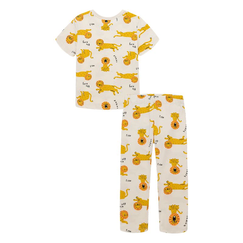 Pijama-para-bebe-niño-conjunto-de-camiseta-manga-corta---sudadera-