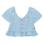 Camisa-para-niña-manga-corta