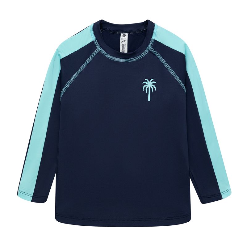 Camiseta-de-baño-manga-larga-para-bebe-niño