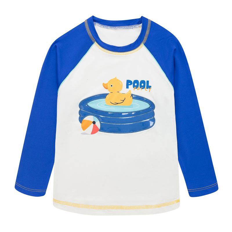 Camiseta-de-baño-manga-larga-para-bebe-niño