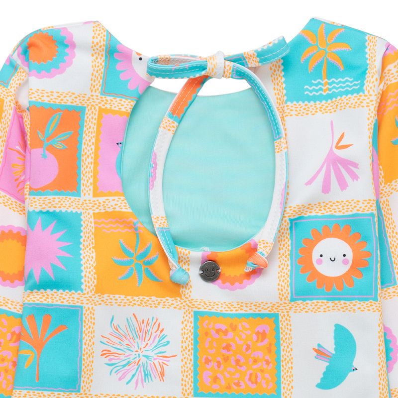 Vestido-de-baño-entero-para-bebe-niña-manga-larga-