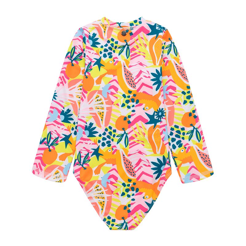 Vestido-de-baño-entero-para-bebe-niña-manga-larga-