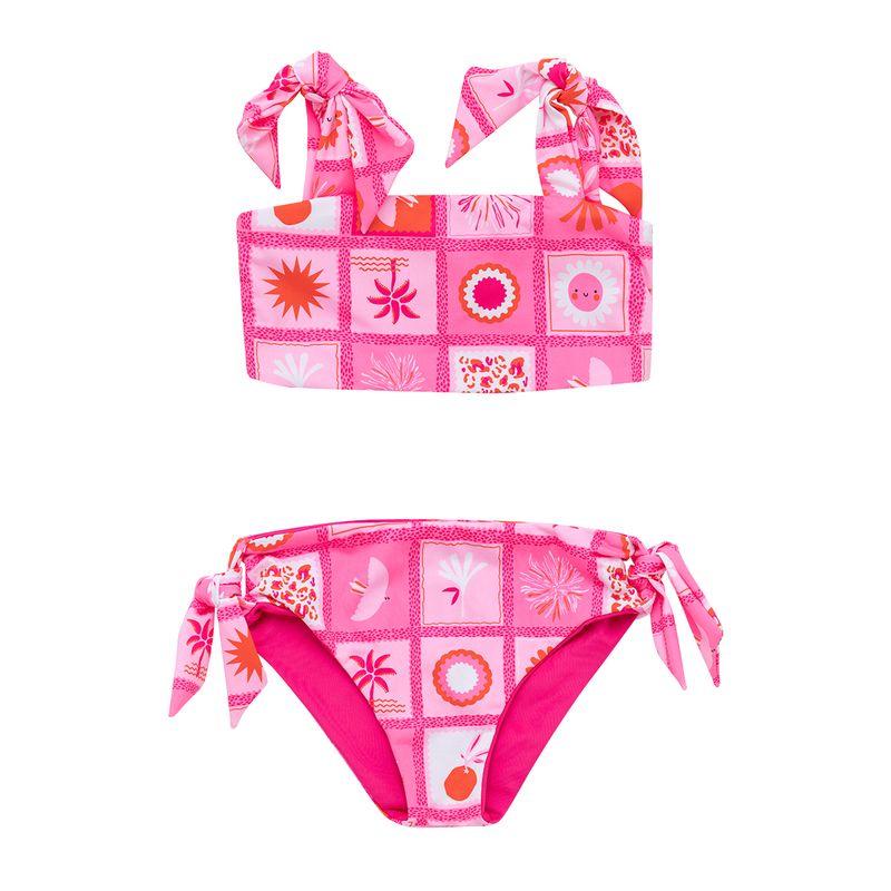 Vestido-de-baño-para-bebe-niña-bikini-doble-faz-