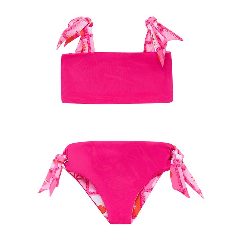 Vestido-de-baño-para-bebe-niña-bikini-doble-faz-