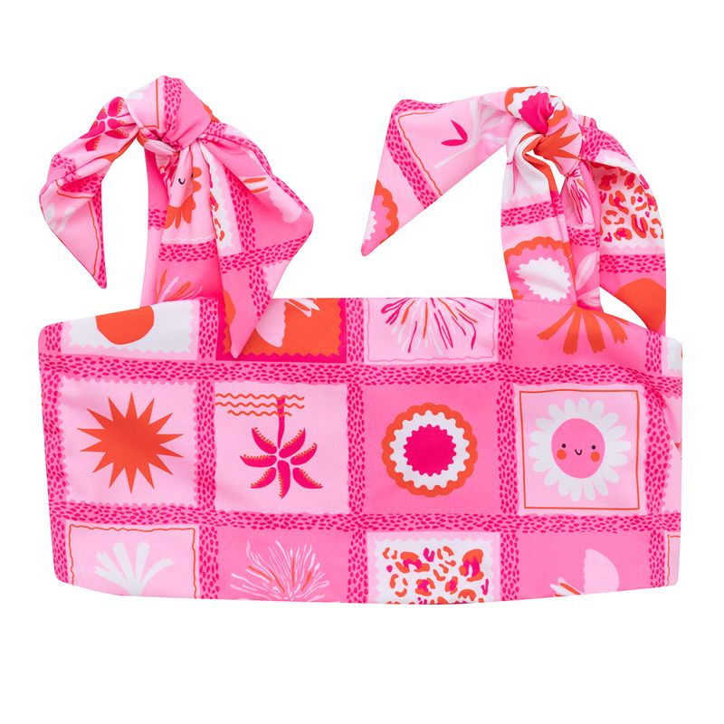 Vestido-de-baño-para-bebe-niña-bikini-doble-faz-