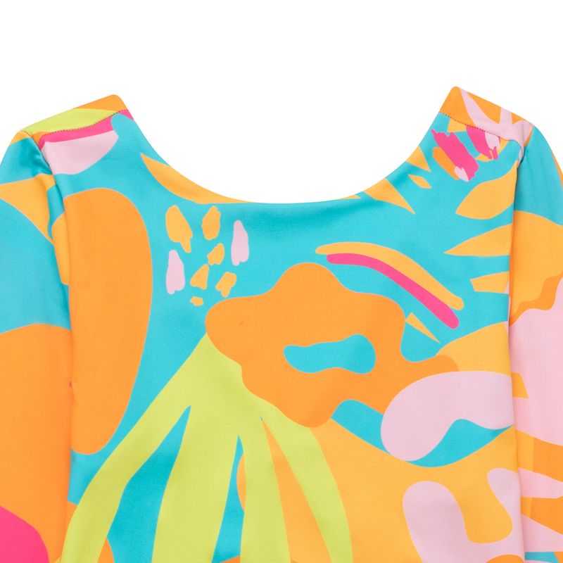 Vestido-de-baño-entero-para-niña-manga-larga-
