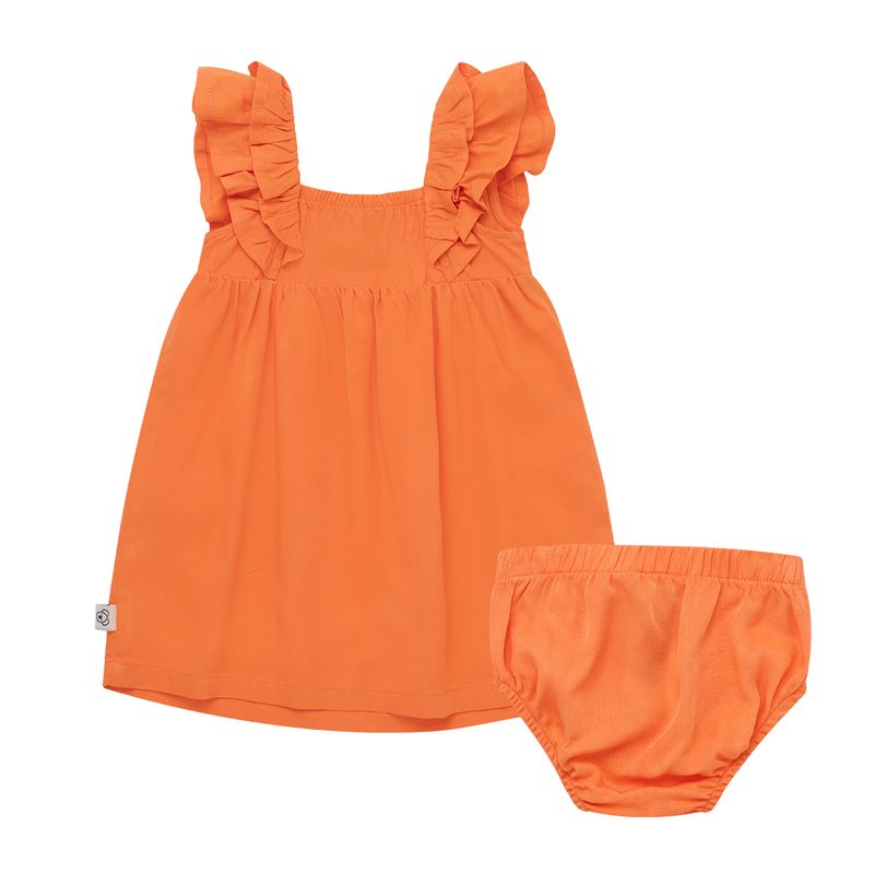 Vestido-para-recien-nacida-niña-manga-corta---panty-