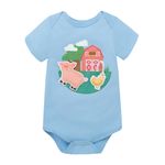 Body-para-recien-nacido-unisex-manga-corta-con-grafico-en-relieve-