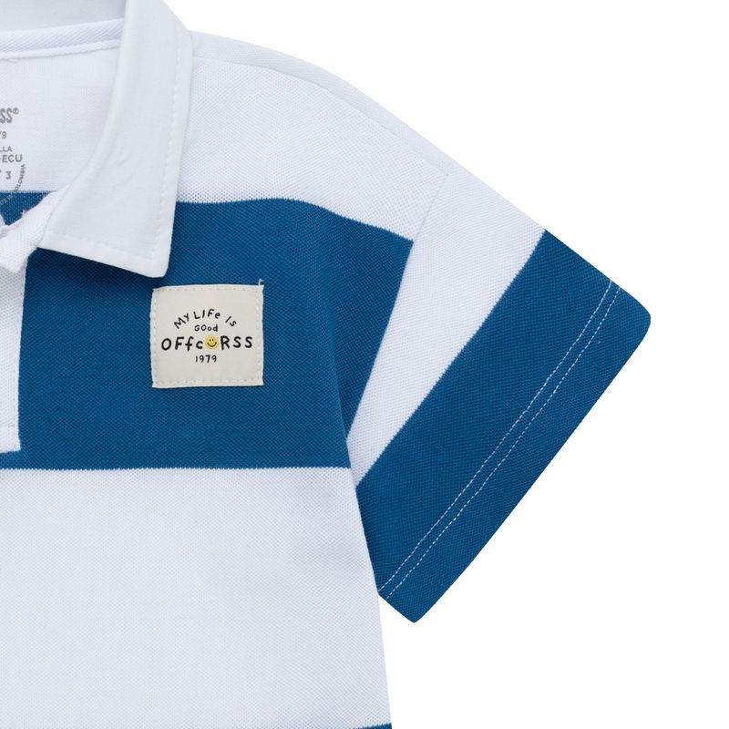 Camiseta-tipo-polo-para-bebe-niño-manga-corta-