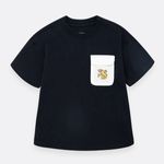 Camiseta-manga-corta-para-bebe-nino-Ropa-bebe-nino-Negro