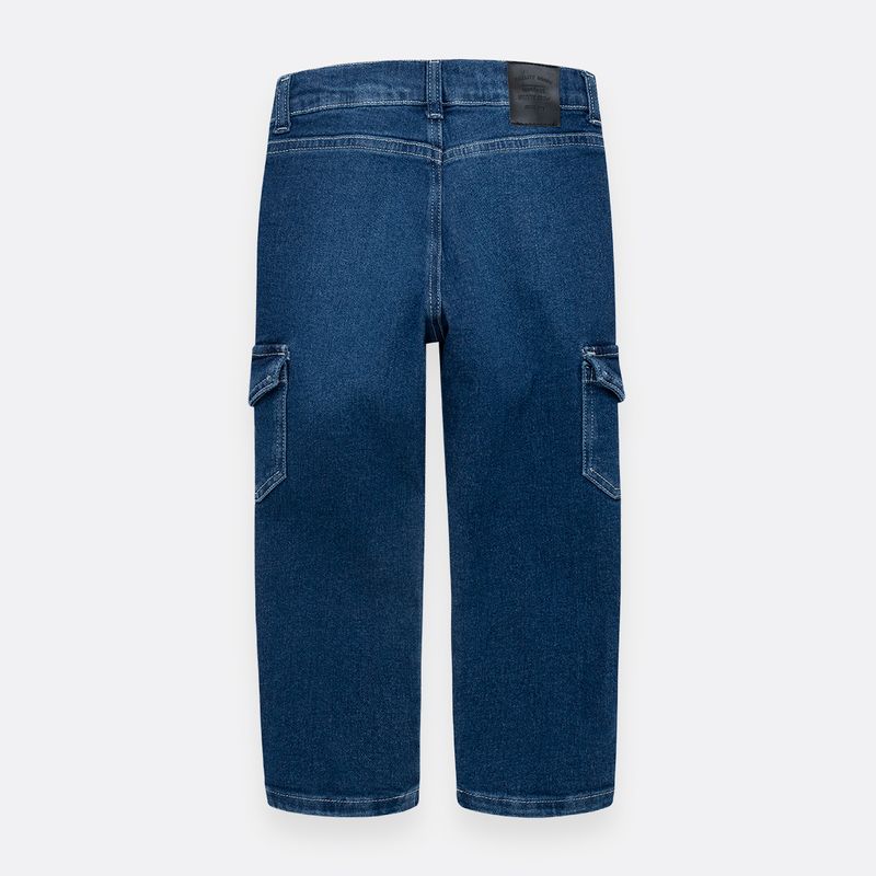 Denim-silueta-slim-para-bebe-nino-Ropa-bebe-nino-Indigo-Oscuro