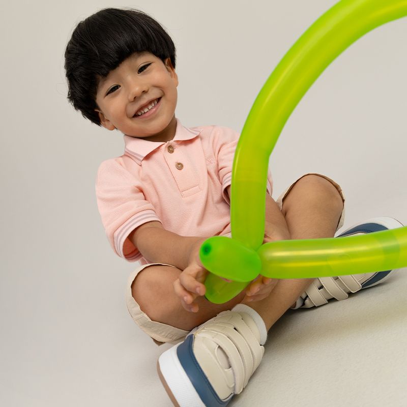 Camiseta-manga-corta-para-bebe-niño-tipo-polo