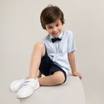 Camisa-para-bebe-niño-manga-corta-con-corbatin-