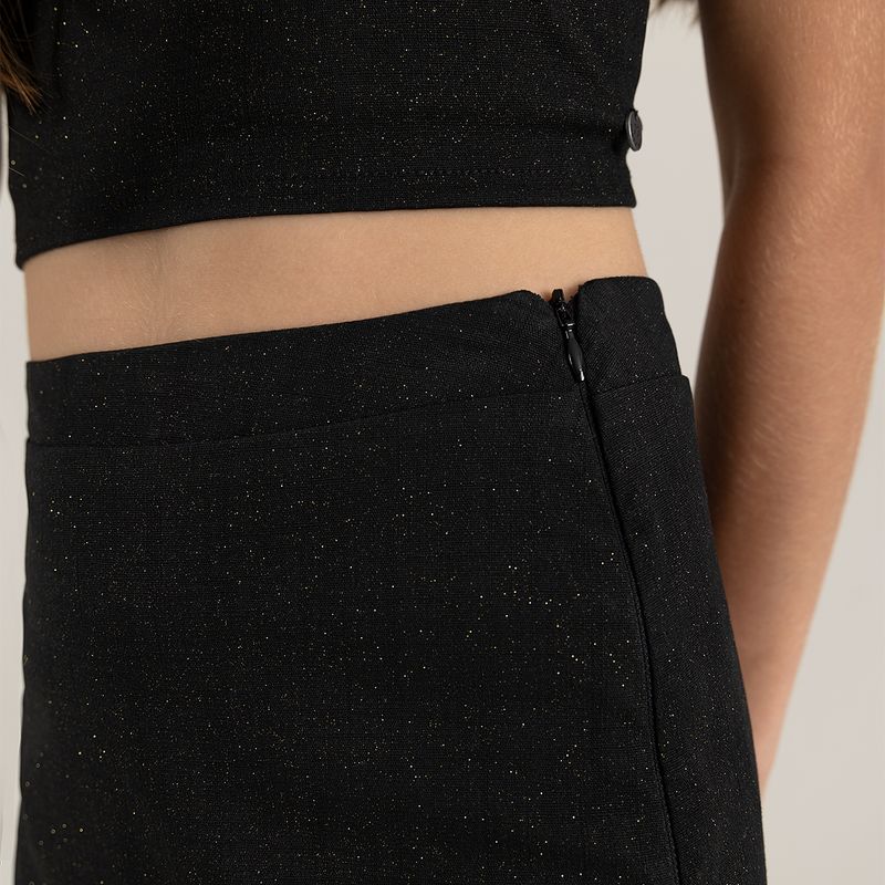 Conjunto-para-niña-de-camisa-crop---falda-