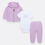 Conjunto-para-recien-nacida-niña-de-chaqueta---body---sudadera-