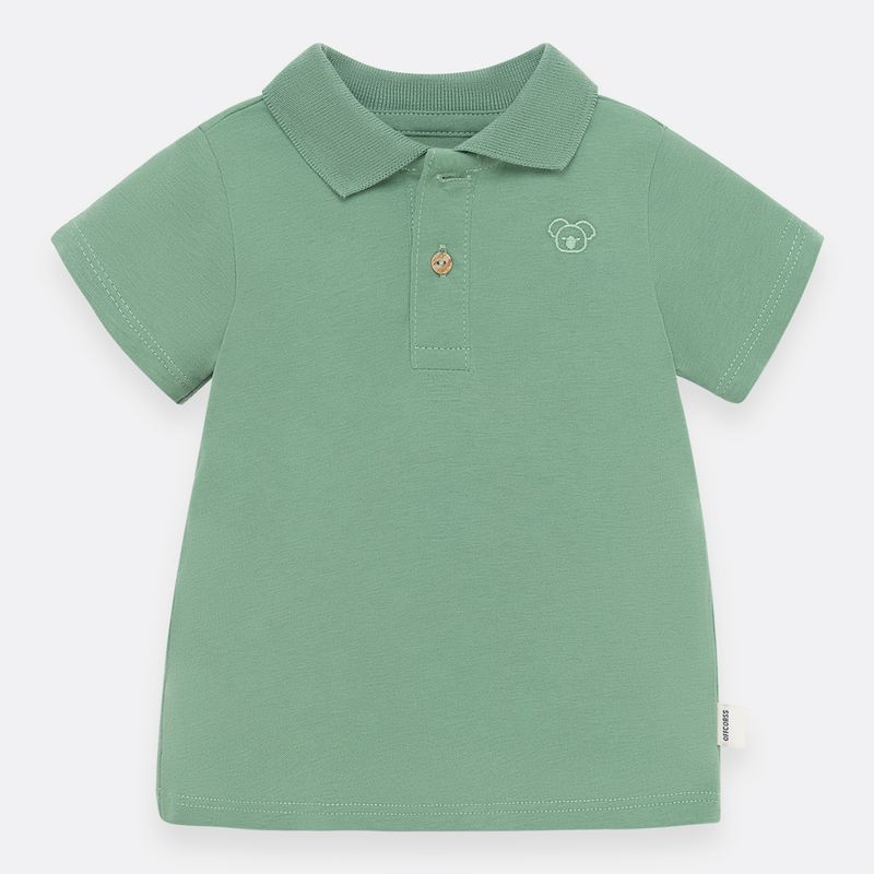 Camiseta-para-recien-nacido-niño--polo-manga-corta-