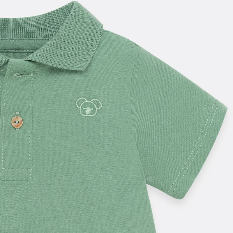 Camiseta-para-recien-nacido-niño--polo-manga-corta-