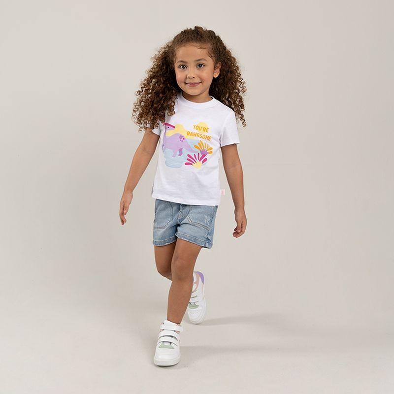 Camiseta-manga-corta-con-grafico-para-bebe-niña