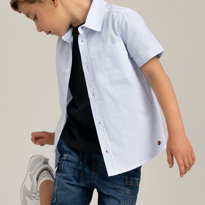 Camisa-para-bebe-niño-manga-corta-