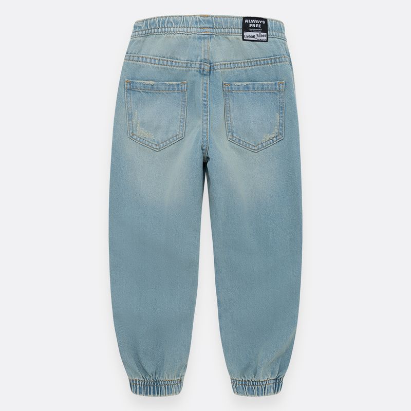 Denim-silueta-jogger-para-bebe-niño-con-rotos-