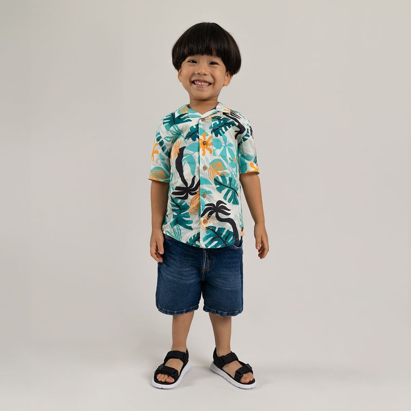 Camisa-para-bebe-niño-manga-corta