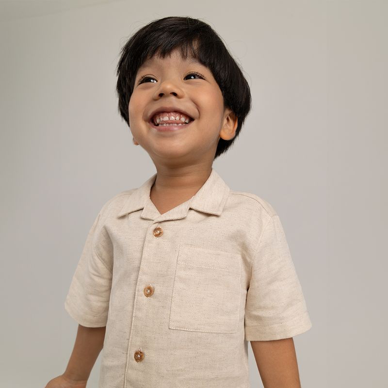 Camisa-para-bebe-niño-manga-corta-