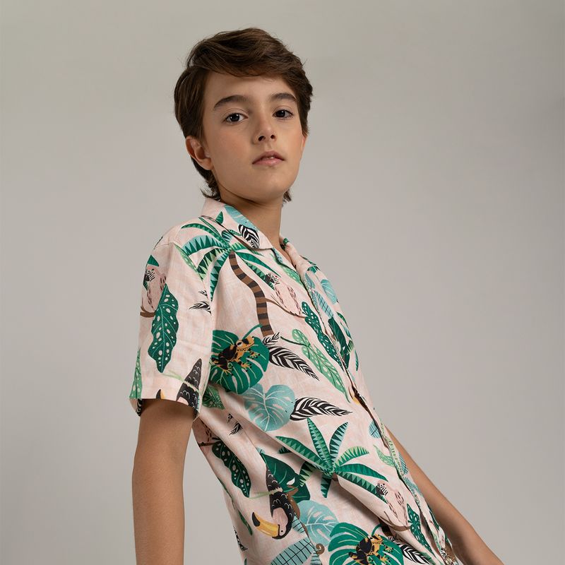 Camisa-para-niño-manga-corta-