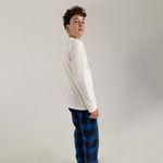 Pijama-para-bebe-niño-conjunto-de-camiseta-manga-larga---pantalon--Amarillo